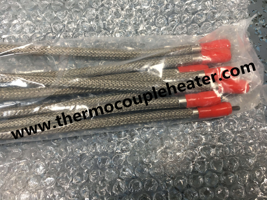 Flexível aquecedor tubular de aço inoxidável superfície trançada fácil de dobrar e instalar