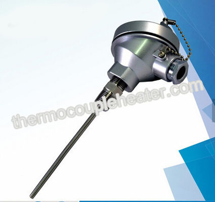 Tipo par termoelétrico do conjunto K do fio com a linha fixada conector do instrumento da temperatura