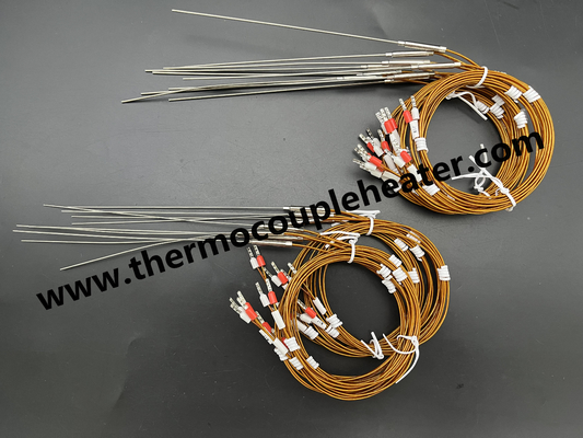 Tipo de termocouple J e K Com Sensor de temperatura do sistema do cabo Kapton