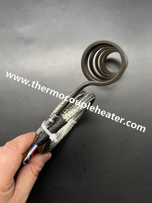 Caldeira em espiral Secção transversal 3.2x3.2mm Vários tamanhos saída radial