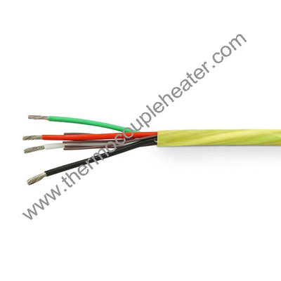 PFA Cabos RTD isolados de fibra de vidro Trenzados PT100 Cabos FEP