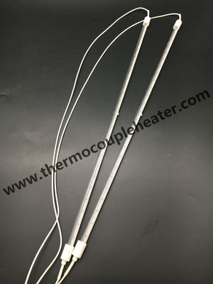 Elementos de aquecimento de infravermelho de aquecimento de quartzo Branco / transparente