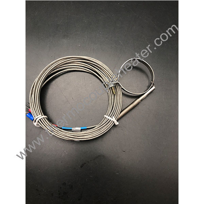 Tipo K/J Sensor de temperatura Clampada de tubos de termopares Anel sonda SUS