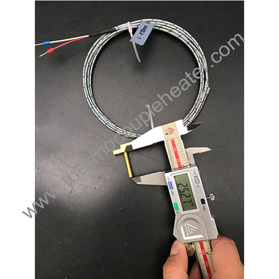 Tipo K/J Sensor de temperatura Termóparel 4x12 mm e 4x25 mm
