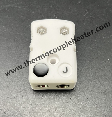 Conector de termocouple cerâmico tipo J Tamanho padrão masculino e feminino