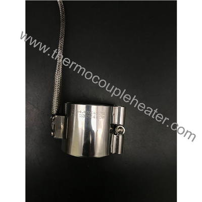 Extrusor de aço inoxidável barril de parafuso Mica aquecedor de banda isolada com termoparo