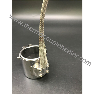 Extrusor de aço inoxidável barril de parafuso Mica aquecedor de banda isolada com termoparo