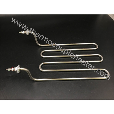 Elemento de aquecimento elétrico de tipo M fornecido sob medida Tubo de aquecimento de aço inoxidável AC220V 380V Elemento de aquecimento tubular
