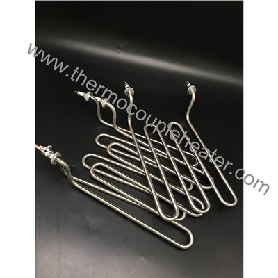 Elemento de aquecimento elétrico de tipo M fornecido sob medida Tubo de aquecimento de aço inoxidável AC220V 380V Elemento de aquecimento tubular