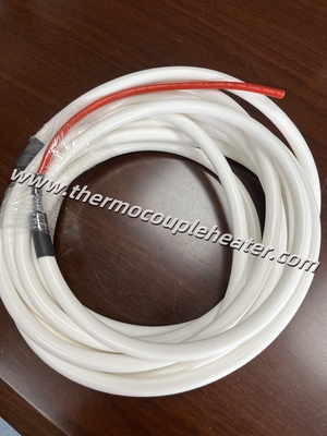 Cabos de aquecimento com revestimento de silicone isolado em PTFE