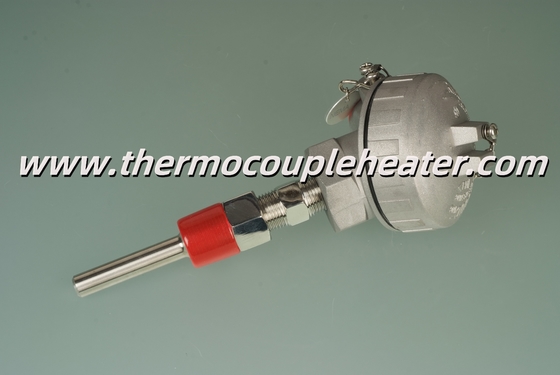 Sensor de temperatura Termocouple tipo K com termopoço protetor
