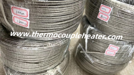 Proteção de malha de aço resistente a altas temperaturas de fibra de vidro e mica