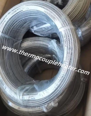 Proteção de malha de aço resistente a altas temperaturas de fibra de vidro e mica