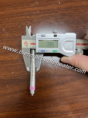 Aquecedor tubular rígido de tamanho 8x73mm de aço inoxidável