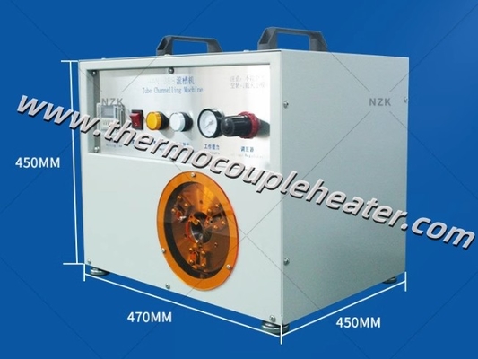 Equipamento de produção de termopares Tubos SS Máquina automática de laminação de ranhuras