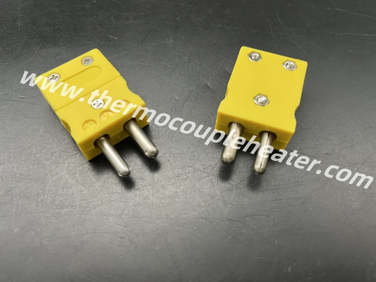 Conector de termopares de tamanho padrão Tipo K / J Plug And Jack
