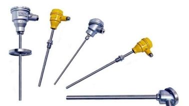 K datilografa RTD do par termoelétrico, 1 sensor de temperatura da RTD Pt100 do alumínio do forno de gás do fio