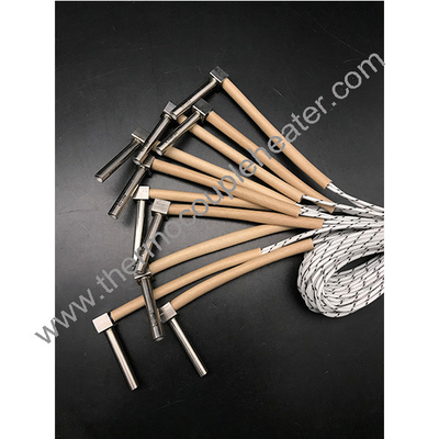 Elementos de aquecimento por cartucho elétrico com tubo metálico flexível