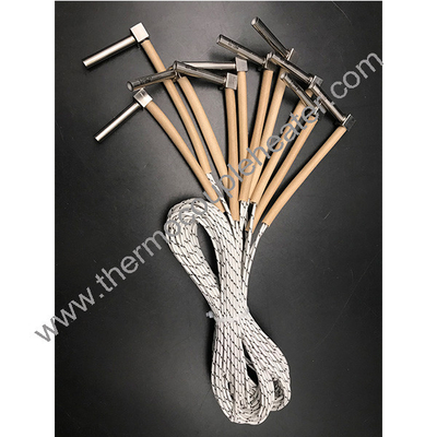 Elementos de aquecimento por cartucho elétrico com tubo metálico flexível