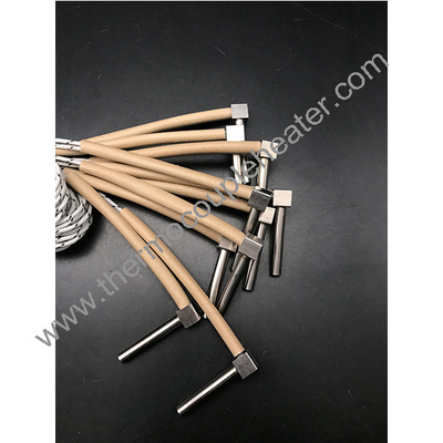 Elementos de aquecimento por cartucho elétrico com tubo metálico flexível