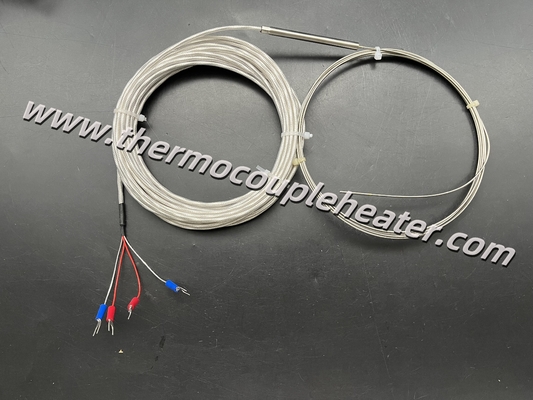 RTD Sensor de temperatura PT100 Proba de 2,0 mm de diâmetro X 3 metros de comprimento