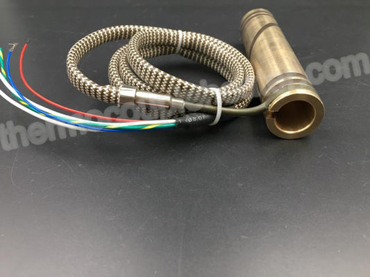 Pressione no seção transversal de bronze 4,2 x 2.2mm dos calefatores de bobina com par termoelétrico inerente