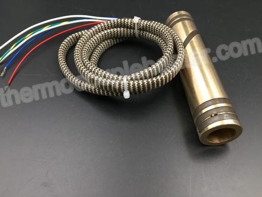Pressione no seção transversal de bronze 4,2 x 2.2mm dos calefatores de bobina com par termoelétrico inerente