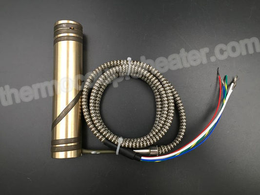 Pressione no seção transversal de bronze 4,2 x 2.2mm dos calefatores de bobina com par termoelétrico inerente