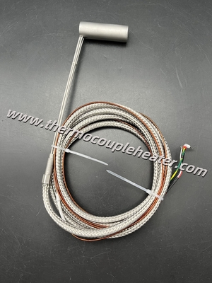 Aquecedores de bobina micro-tubulares com cobertura SS e termocouple montado externamente