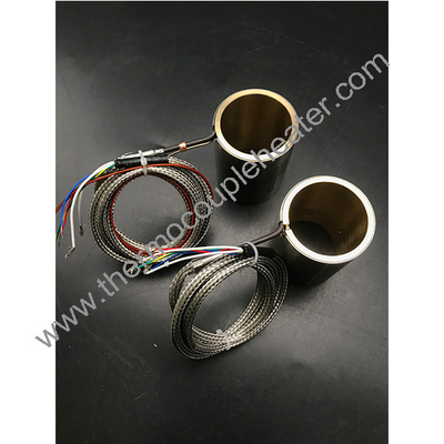 Sistema de aquecimento de latão para aquecedores com termopares tipo J