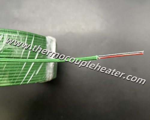 Cabos de compensação de termocouples Tipo S Isolamento especial de fibra de vidro Resistência à temperatura 700°C
