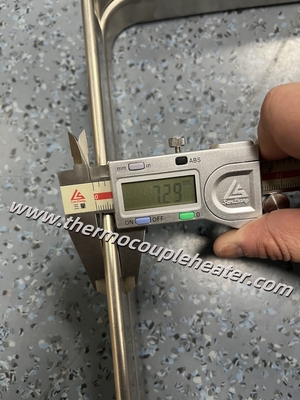 Elemento de aquecimento tubular plano de alta potência aquecedor de óleo montado lateralmente