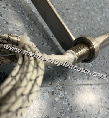 Elemento de aquecimento tubular plano de alta potência aquecedor de óleo montado lateralmente