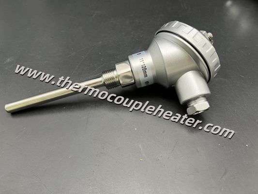 Sensor de temperatura PT100 RTD / termocouple com transmissor 4 ~ 20mA com precisão estável montada