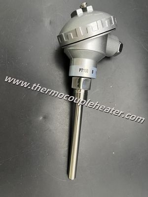 Sensor de temperatura PT100 RTD / termocouple com transmissor 4 ~ 20mA com precisão estável montada