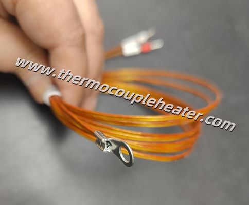 Termóparel personalizado Tipo J com cabo de extensão de terminal de anel Kapton