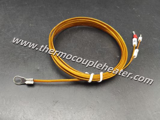 Termóparel personalizado Tipo J com cabo de extensão de terminal de anel Kapton