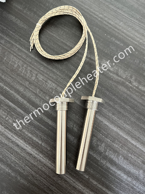 Resistência de Cartucho de Alta Densidade para Ignição de Pellets 240V 1000W Aquecedor Elétrico de Cartucho com Terminais Crimpados