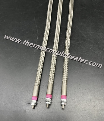 Aquecedor Tubular Flexível Trançado Diâmetro da Superfície 6,5mm Para Coletor de Câmaras Quentes