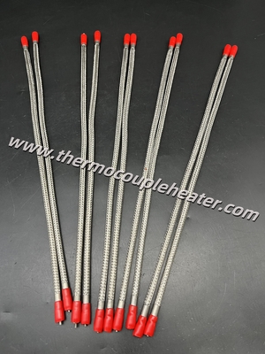 Aquecedor Tubular Flexível Trançado Diâmetro da Superfície 6,5mm Para Coletor de Câmaras Quentes