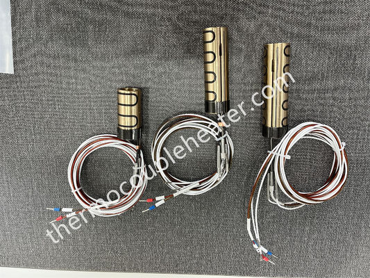 Corredor quente pressionado em mini aquecedor com termopares para máquina de moldagem por injecção