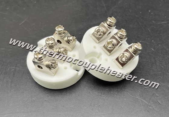 Bloco de terminais cerâmico para acessórios de termopar Série S 27mm S-3P-C