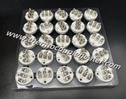 Bloco de terminais cerâmico para acessórios de termopar Série S 27mm S-3P-C