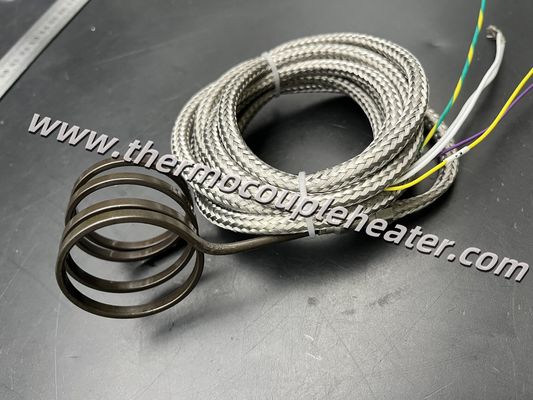 Elementos de aquecimento personalizados para canais quentes para moldagem por injeção industrial.