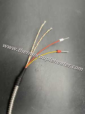 Aquecedores de cartucho duráveis com proteção de mangueira de aço flexível