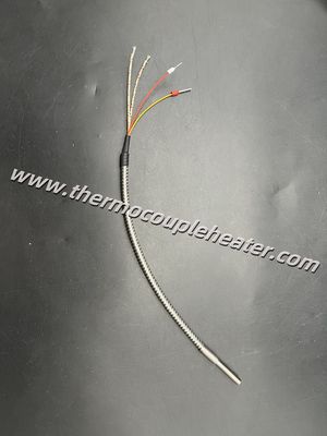 Aquecedores de cartucho duráveis com proteção de mangueira de aço flexível