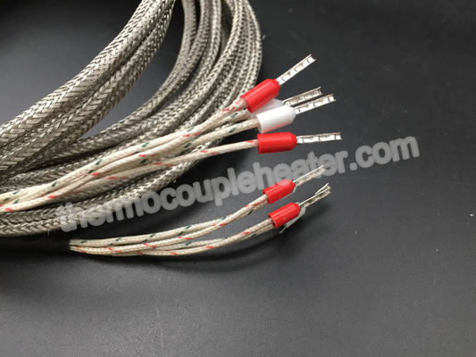 K datilografa a RTD dupla do par termoelétrico com ligações da transição e da fibra de vidro do metal