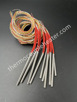 Elemento de aquecimento de cartucho de resistência elétrica industrial de aço inoxidável