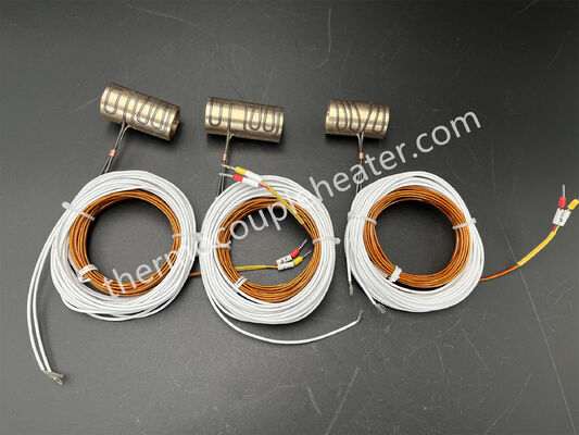 brass Coil Heater with Thermocouple Type J for Hot Runner System