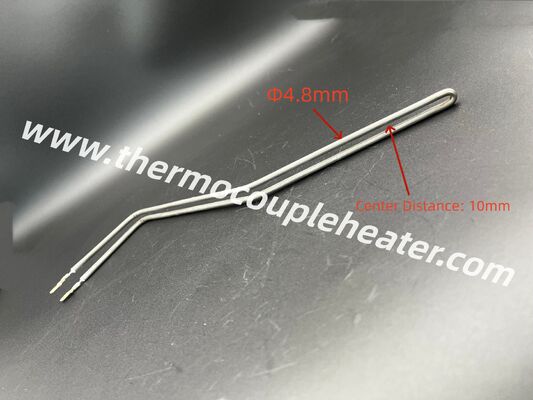 Fabricação de precisão: aquecedores tubulares personalizados com 4,8 mm de diâmetro e 10 mm de curvatura